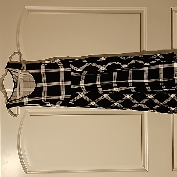 EUC Torrid 00 ponte plaid midi dress - Picture 2 of 8